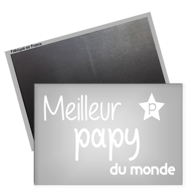 Magnet papy - magnet frigo papy - Cadeau papy - Angora
