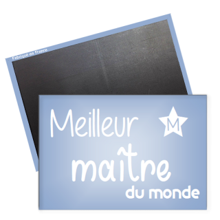 Magnet Maître - magnet rectangle maitre d'école - idée cadeau - Angora