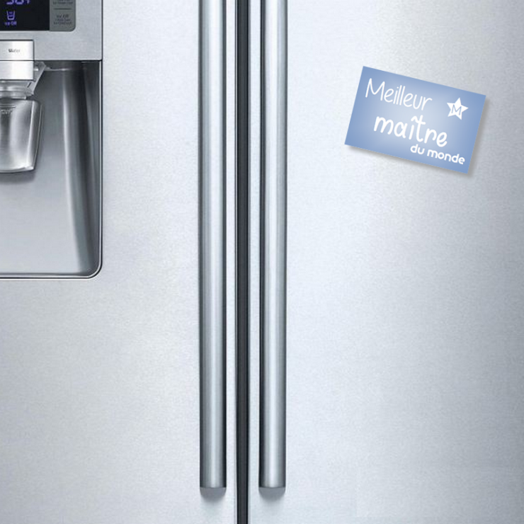       Magnet Maître - magnet rectangle maitre d'école - idée cadeau
    
