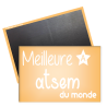 Magnet Atsem - magnet rectangle Atsem - cadeau fin année scolaire - Angora - Magnet Femme