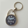 Porte clés personnalisé papa - Cadeau touchant pour toutes les occasions - Porte-clés homme