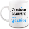 Mug beau père qui déchire - Angora - Mug Homme