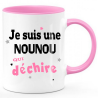 Mug Nounou qui déchire - Mug Femme