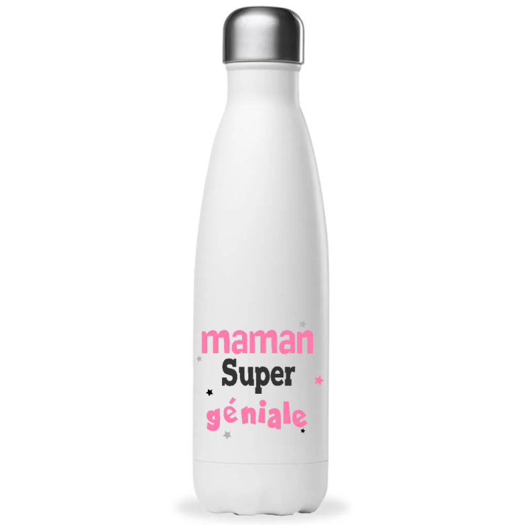 Bouteille maman - Bouteille Maman super géniale - Idée cadeau