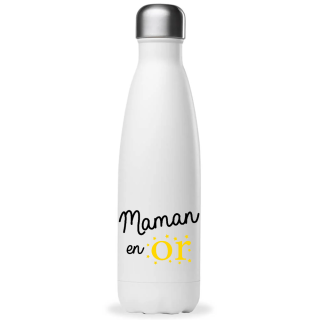 Bouteille Maman en or