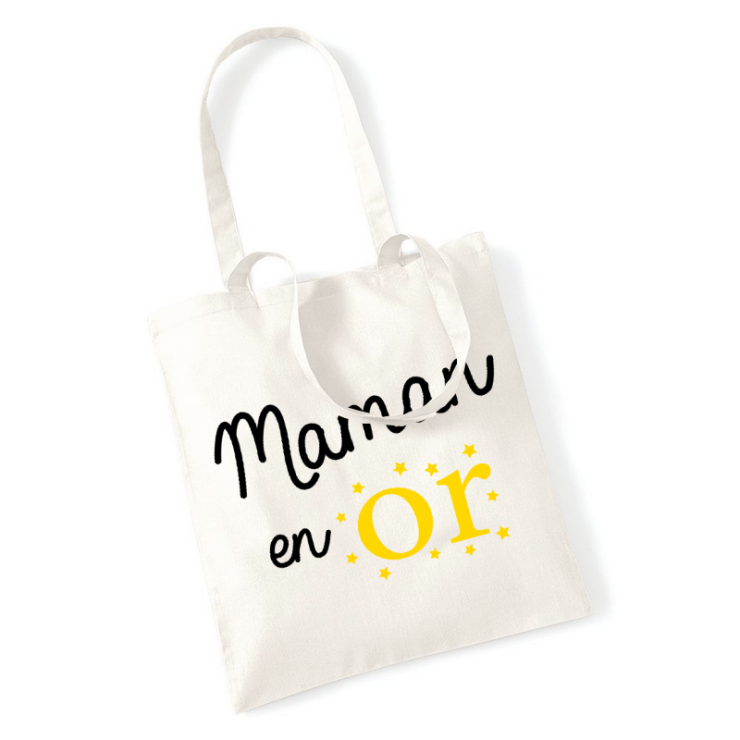Tote bag maman en or - Angora
