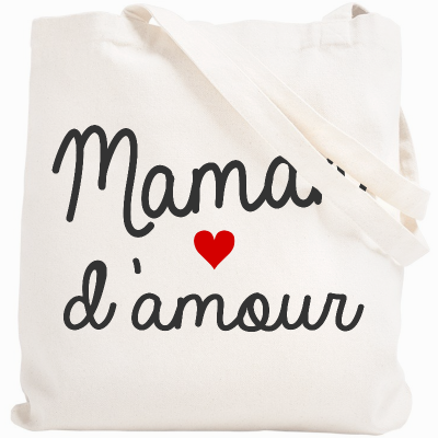 Boutique tote bag Maman d'amour - Angora