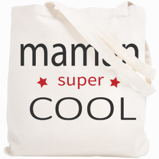 Boutique tote bag Maman SUPER COOL - Angora