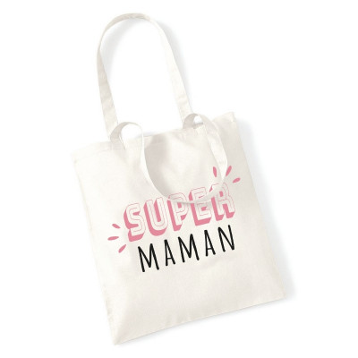 Boutique tote bag Super Maman