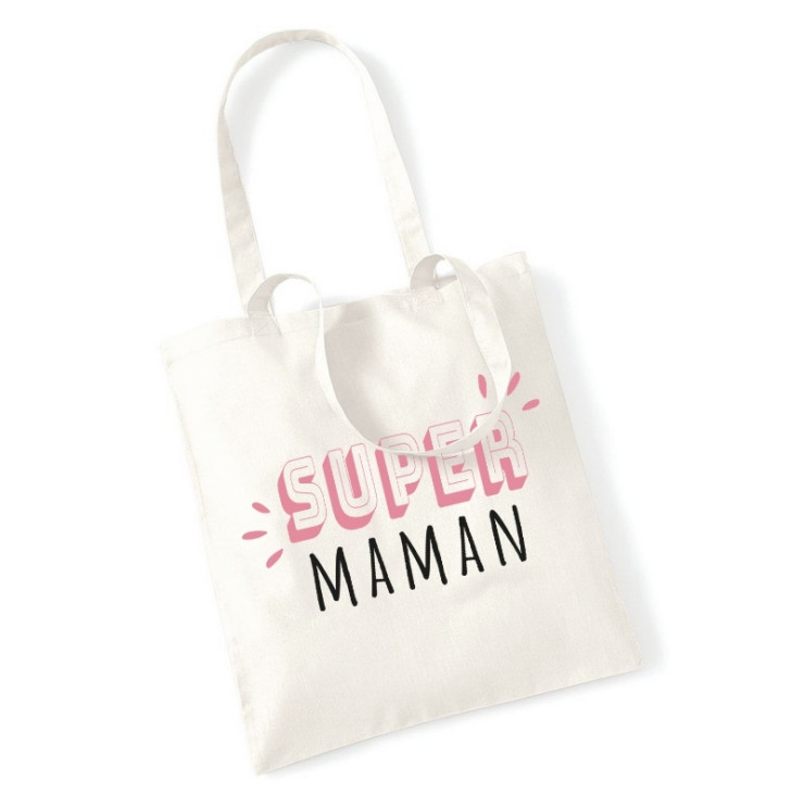       Tote bag Super Maman - Angora
    