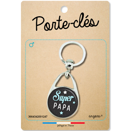       Porte-clés personnalisé papa - Accessoire pratique et sentimental
    