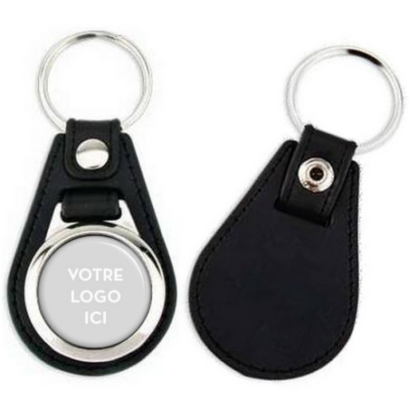       Porte clés personnalisable simili cuir
    
