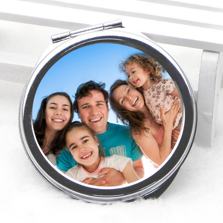 Miroir photo rond