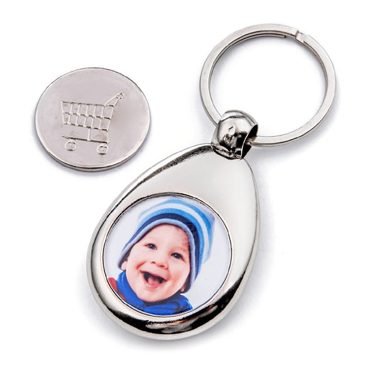 Porte-clés personnalisable avec jeton