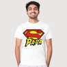 Tee shirt Super Papa - Cadeau anniversaire - Fête des pères - T-shirt Homme