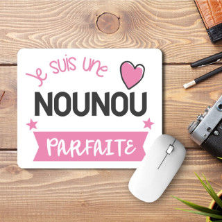 Achat tapis de souris nounou - Idée cadeau nounou - Anniversaire nounou - fête nounou - merci nounou - cadeau fin de contrat -angora