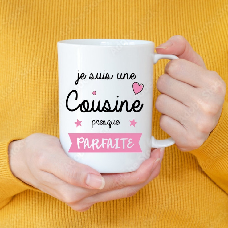 Mug cousine - Idée cadeau Cousine - Anniversaire