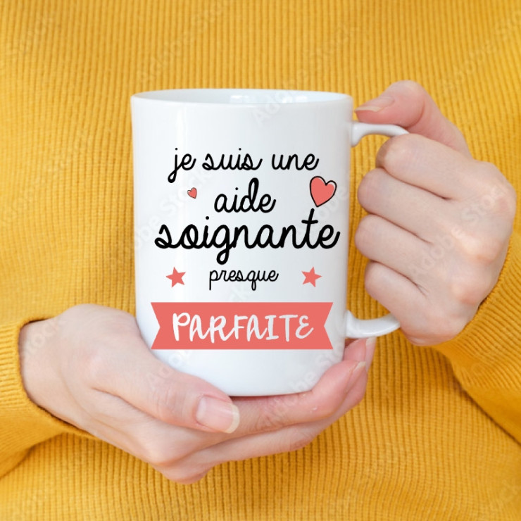 Mug aide-soignante - Cadeau aide-soignante - Anniversaire