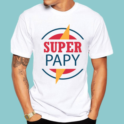 Achat tee shirt Super Papy - Idée cadeau Papy