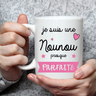 Boutique mug nounou - idée cadeau - Tasse nounou