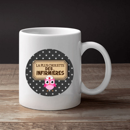       Mug infirmière - Cadeau - Tasse - Anniversaire - soirée
    