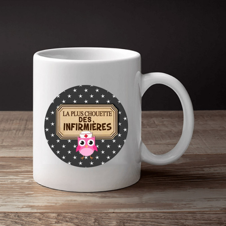 Mug infirmière - Cadeau - Tasse - Anniversaire - soirée