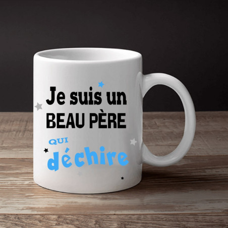       Mug beau père - Cadeau-anniversaire - Tasse
    
