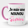 Mug Nounou qui déchire - Tasse - Anniversaire - Mug Femme