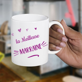 Boutique mug Marraine - Idée cadeau Marraine personnalisé - Demande marraine