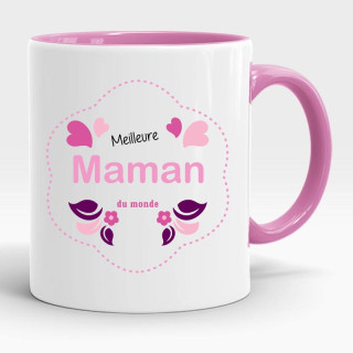 Boutique tasse maman - Mug maman - Rose
