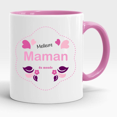 Boutique tasse maman - Mug maman - Rose
