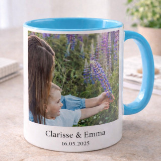 Mug personnalisé Bleu - Tasse personnalisable bleu
