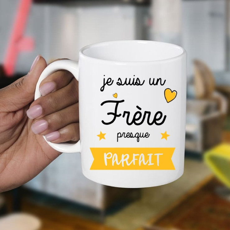 Mug Frère - Cadeau fête tasse frère personnalisable