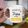 Mug Frère - Cadeau fête tasse frère personnalisable - Mug Homme