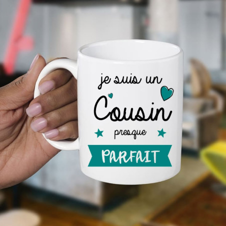       Mug Cousin - Tasse cadeau personnalisé cousin - Anniversaire
    