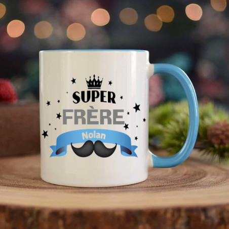       Mug frère - Cadeau personnalisé pour anniversaire ou fête
    