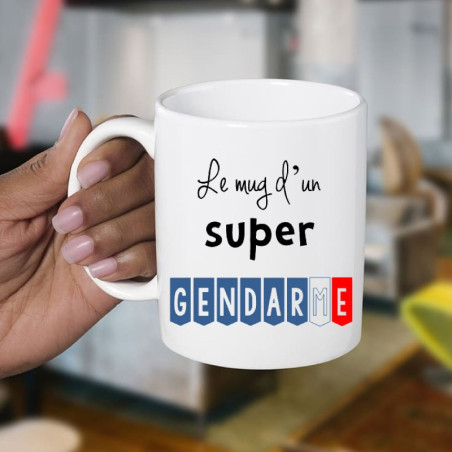       Mug Gendarme - Tasse originale pour gendarme - Cadeau anniversaire - Fête
    