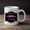 Mug Atsem - Tasse personnalisé pour Atsem - Cadeau Anniversaire fête fin d'année-scolaire - Mug Femme