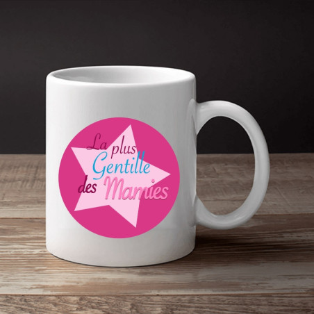       Mug Mamie - Cadeau anniversaire - Tasse originale personnalisé mamie
    