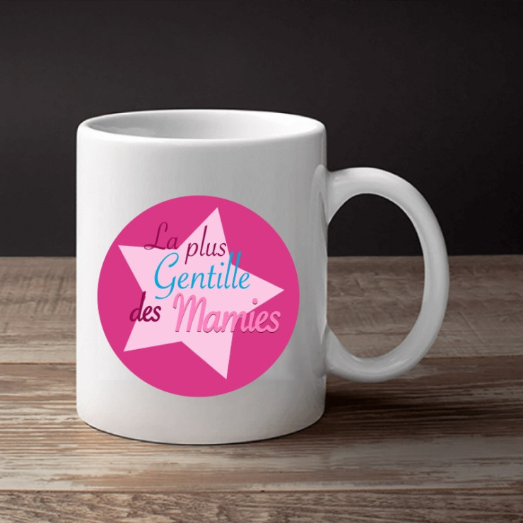 Mug Mamie - Cadeau anniversaire - Tasse originale personnalisé mamie