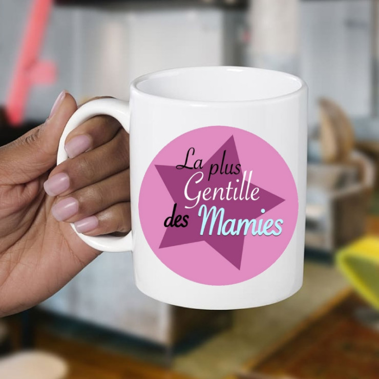Mug Mamie - Tasse originale Mamie - Fête des grands-mère