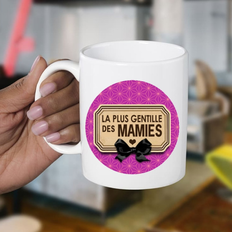 Mug Mamie - Cadeau anniversaire - Tasse personnalisé mamie