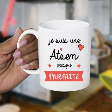       Mug Atsem - Cadeau anniversaire - fin d'année scolaire - Tasse personnalisé Atsem
    