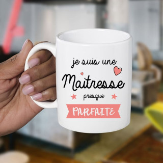 Boutique mug maitresse d'école - idée cadeau