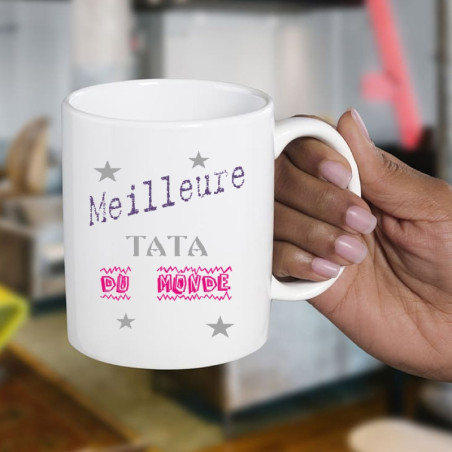       Mug tata - Tasse personnalisé tata - Cadeau
    