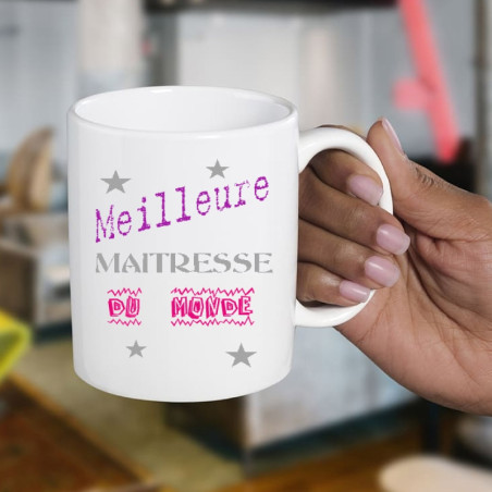       Mug maîtresse - Tasse personnalisé Maitresse - Cadeau originale - Anniversaire
    
