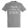 Tee-shirt j'peux pas j'ai rien à faire - Cadeau homme - T-shirt Homme