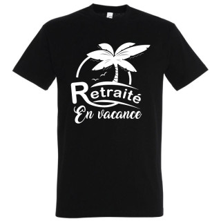 Tee-shirt Retraité en Vacances