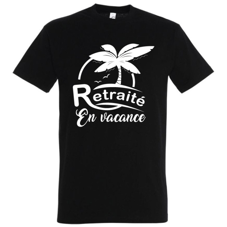 Tee-shirt Retraité en Vacances