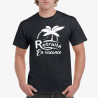 Tee-shirt Noir Retraité en Vacances - T-shirt Homme